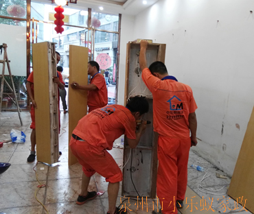 晋江搬家－地柜拆卸